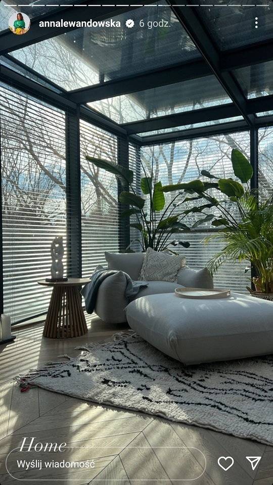 Tak wygląda apartament Lewandowskich, fot. Instagram