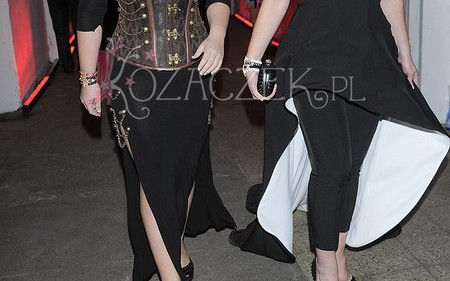 Marta Grycan i Wiktoria Grycan na pokazie mody