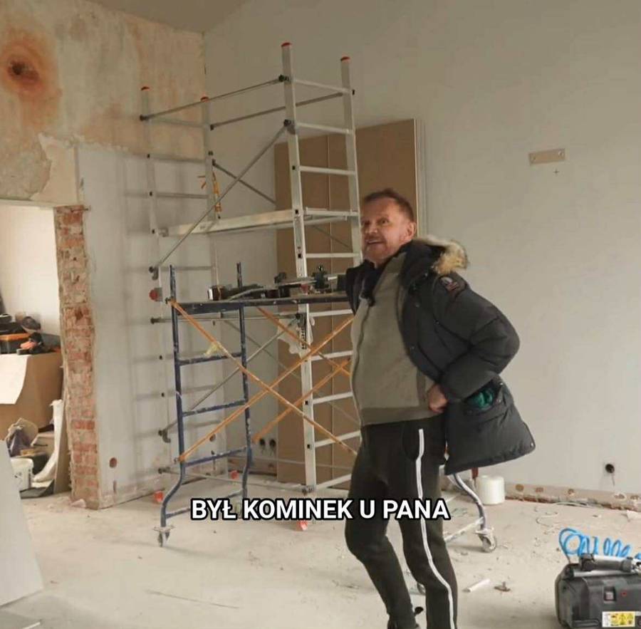 Cezary Pazura pokazał swoje stare mieszkanie, fot. Instagram