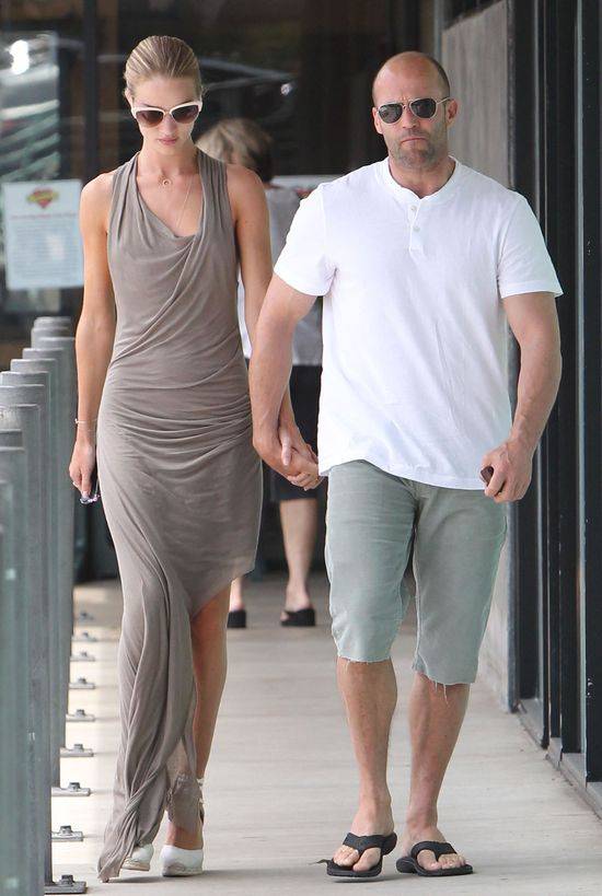 Rosie Huntington-Whiteley i Jason Statham idą na śniadanko