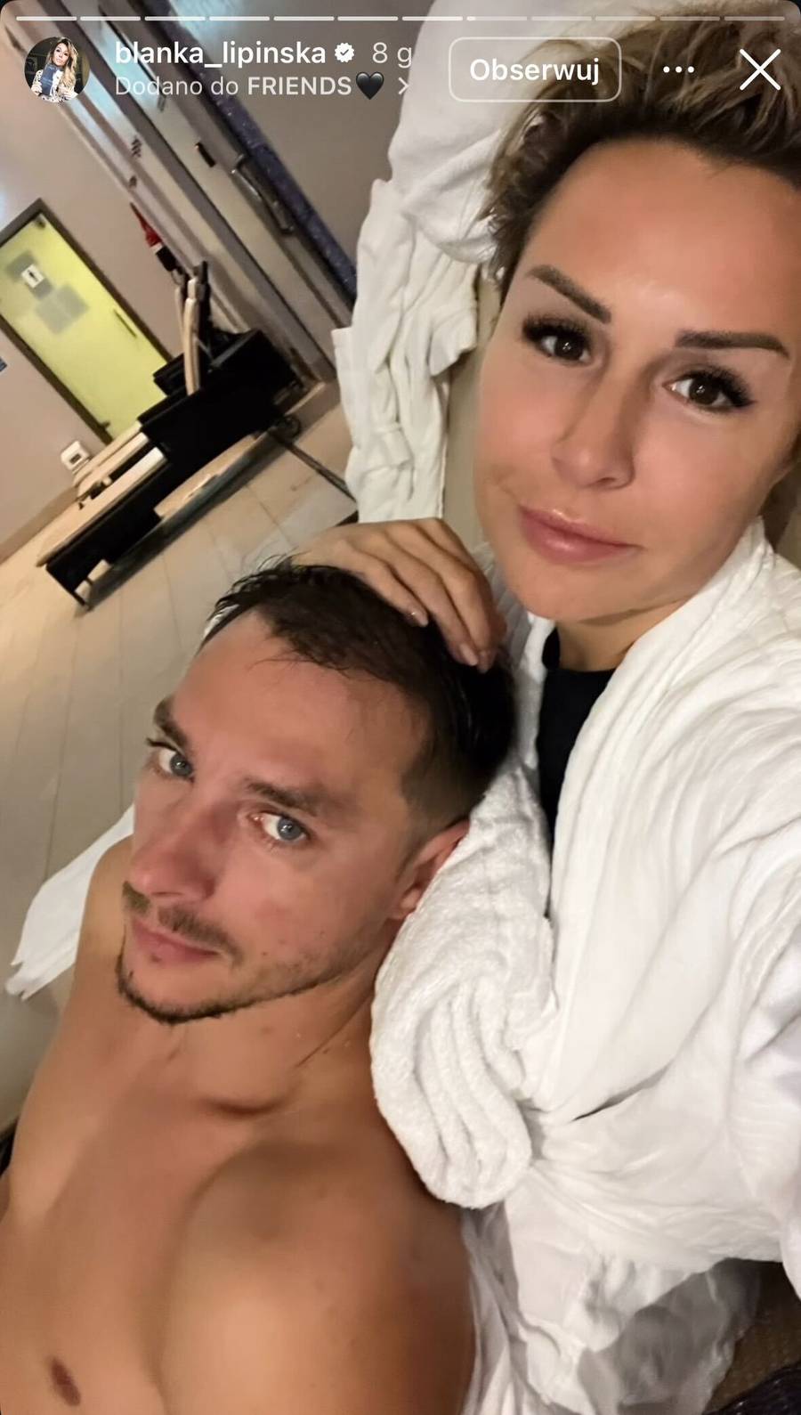 Paweł Baryła, Blanka Lipińska, fot. Instagram.