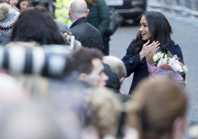 Meghan Markle i książę Harry pierwszy raz spotkali się z ludźmi na ulicy