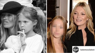 Kate Moss z córką na London Fashion Week. Przypomina mamę? (ZDJĘCIA)