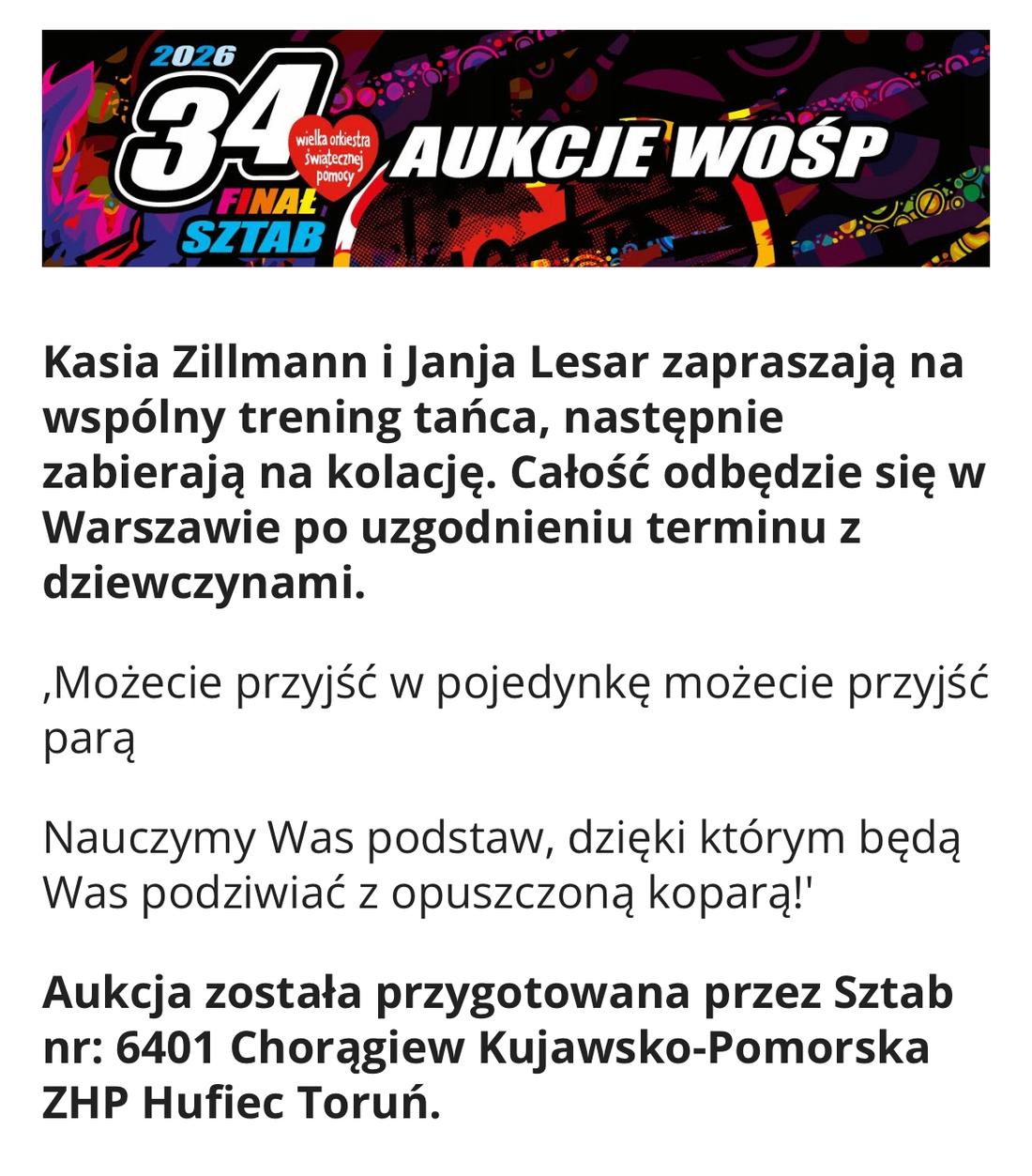 Zillman i Lesar grają z WOŚP, fot. Allegro