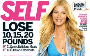 Gwyneth Paltrow pręży ciało na okładce Self (FOTO)