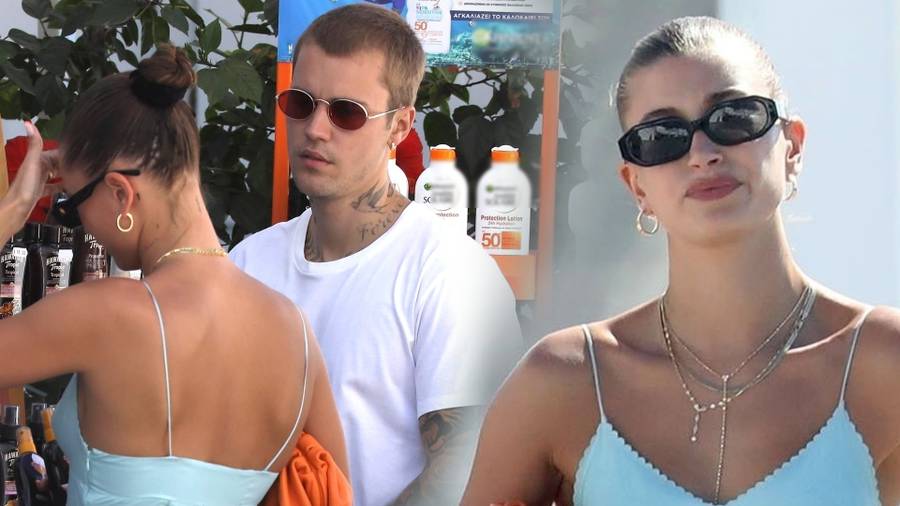 Romantyczne (?) wakacje Bieberów na Mykonos. Nie byli w najlepszych humorach (ZDJĘCIA)