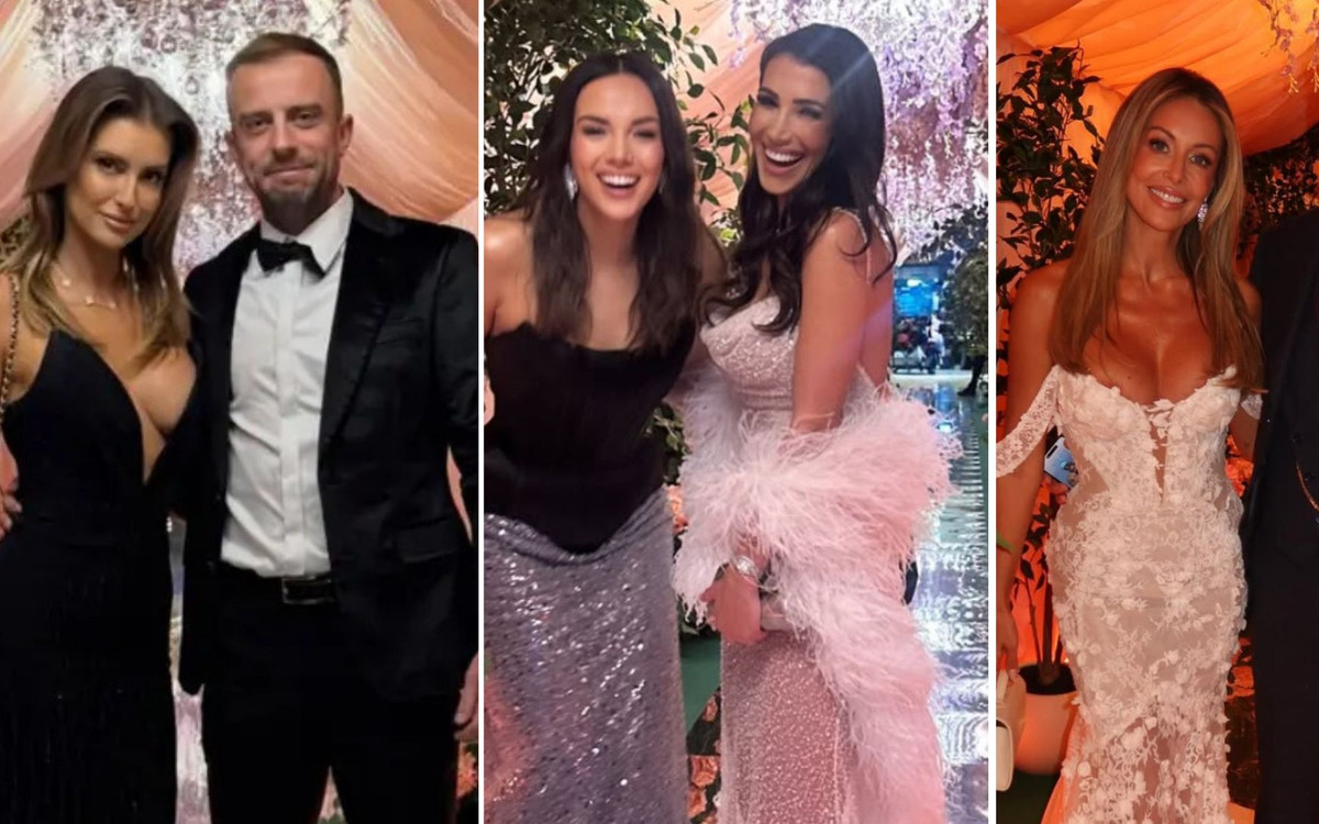 Gwiazdy na imprezie sylwestrowej w hotelu Bachledów. Rozenek w sukni ślubnej, Krupińska jak syrena