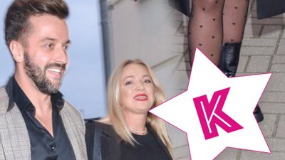 Barbara Kurdej-Szatan tuż przed porodem wybrała się z mężem do teatru. Basia włożyła najmodniejsze buty w tym sezonie