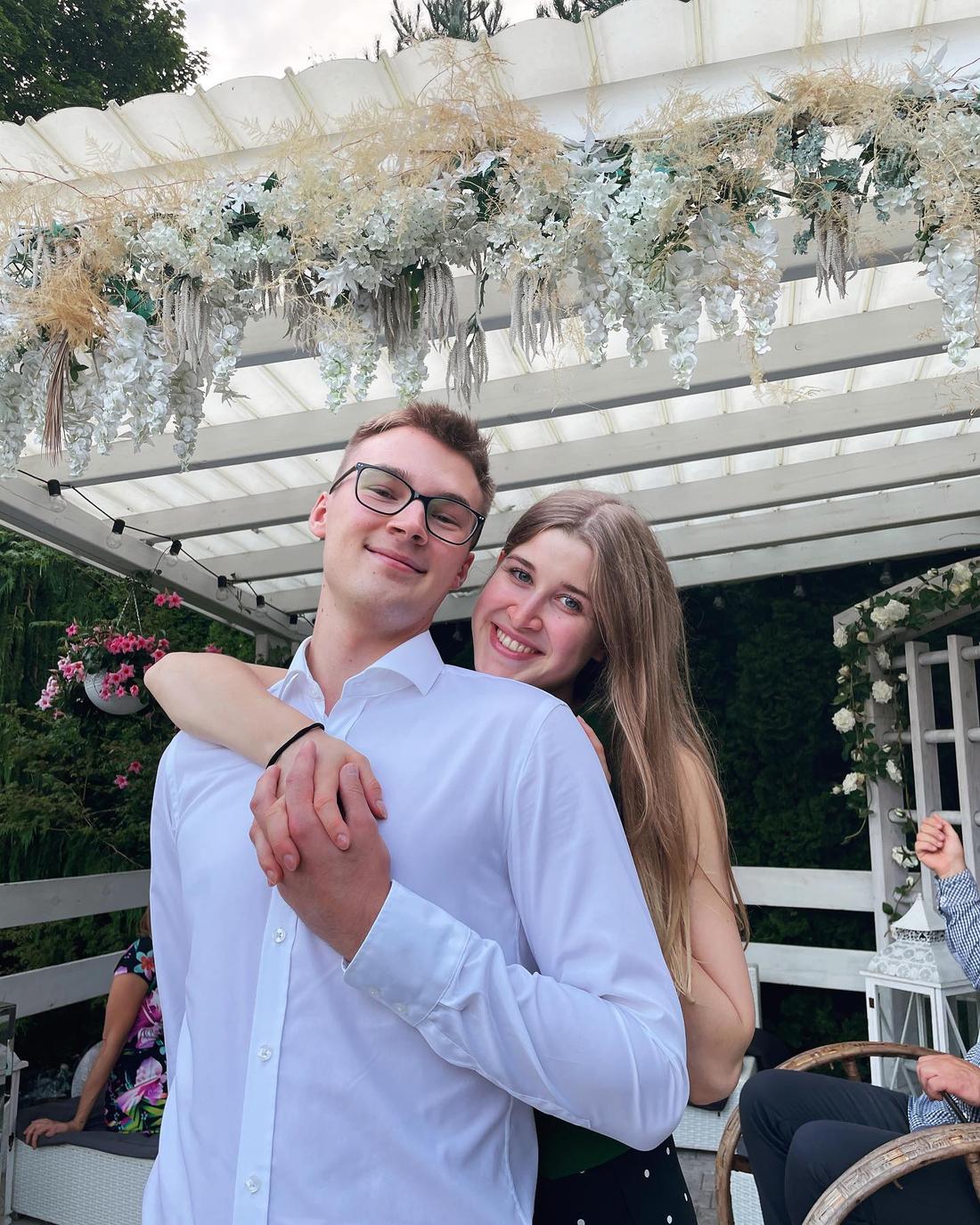 Zuzanna Cieślar z partnerem Piotrem, fot. Instagram