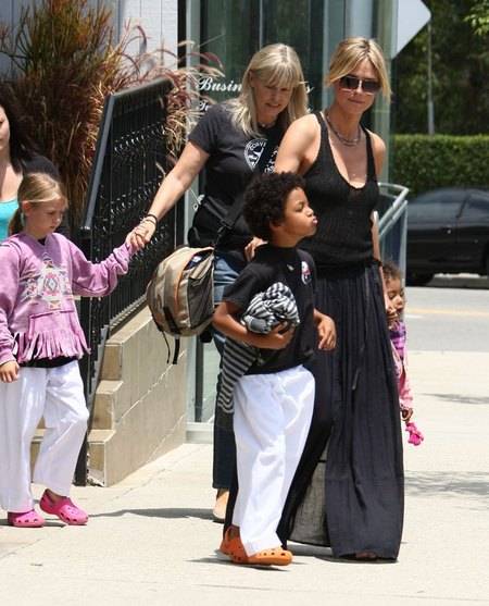 Heidi Klum z dziećmi