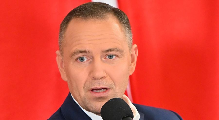 Nazwał prezydenta Karola Nawrockiego „toksycznym” na wizji./KAPiF