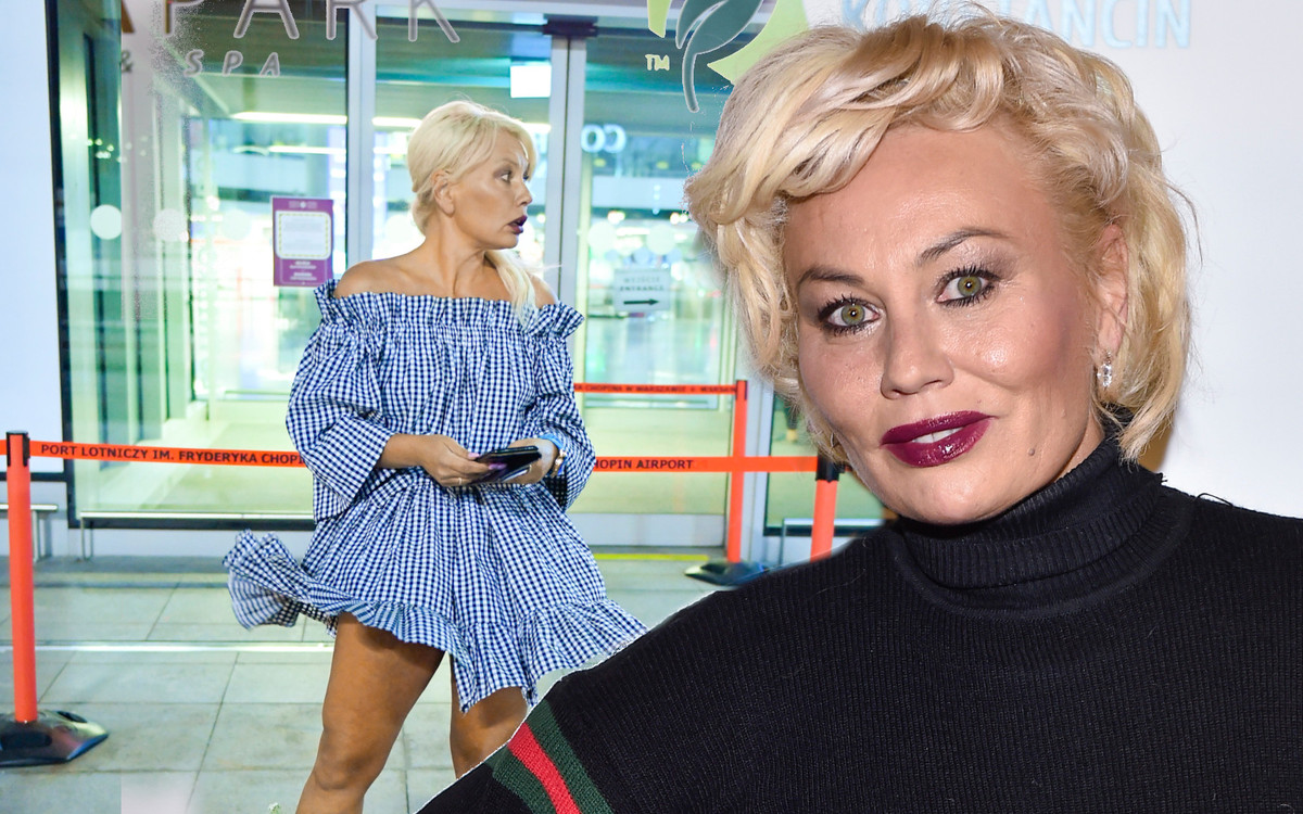 Monika Jarosińska jak MARYLIN MONROE. Przyłapana z reklamówką