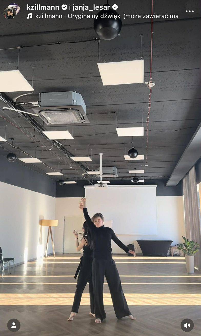 Janja Lesar w gorącym tańcu z Kasią Zillmann, fot. IG