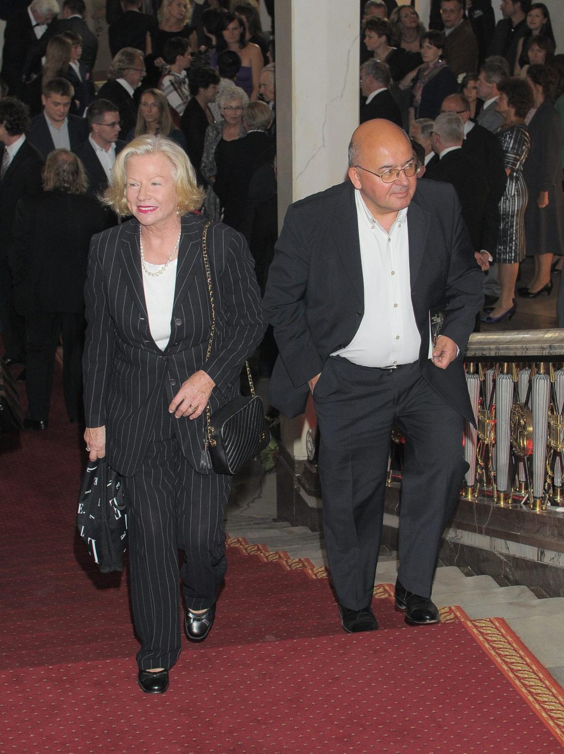 Bożena Dykiel z mężem, fot. KAPiF