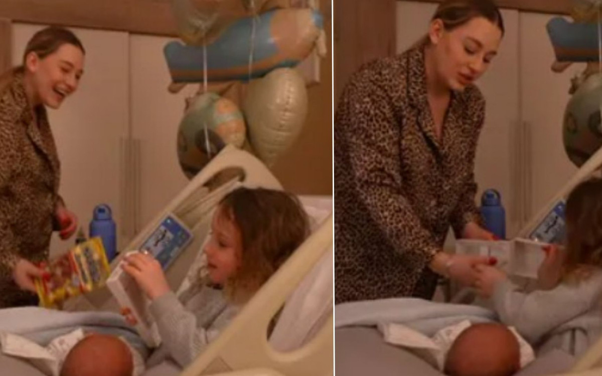 5-letnia córka Andziaks dostała prezent od nowo narodzonego brata. Kontrowersyjne, to mało powiedziane