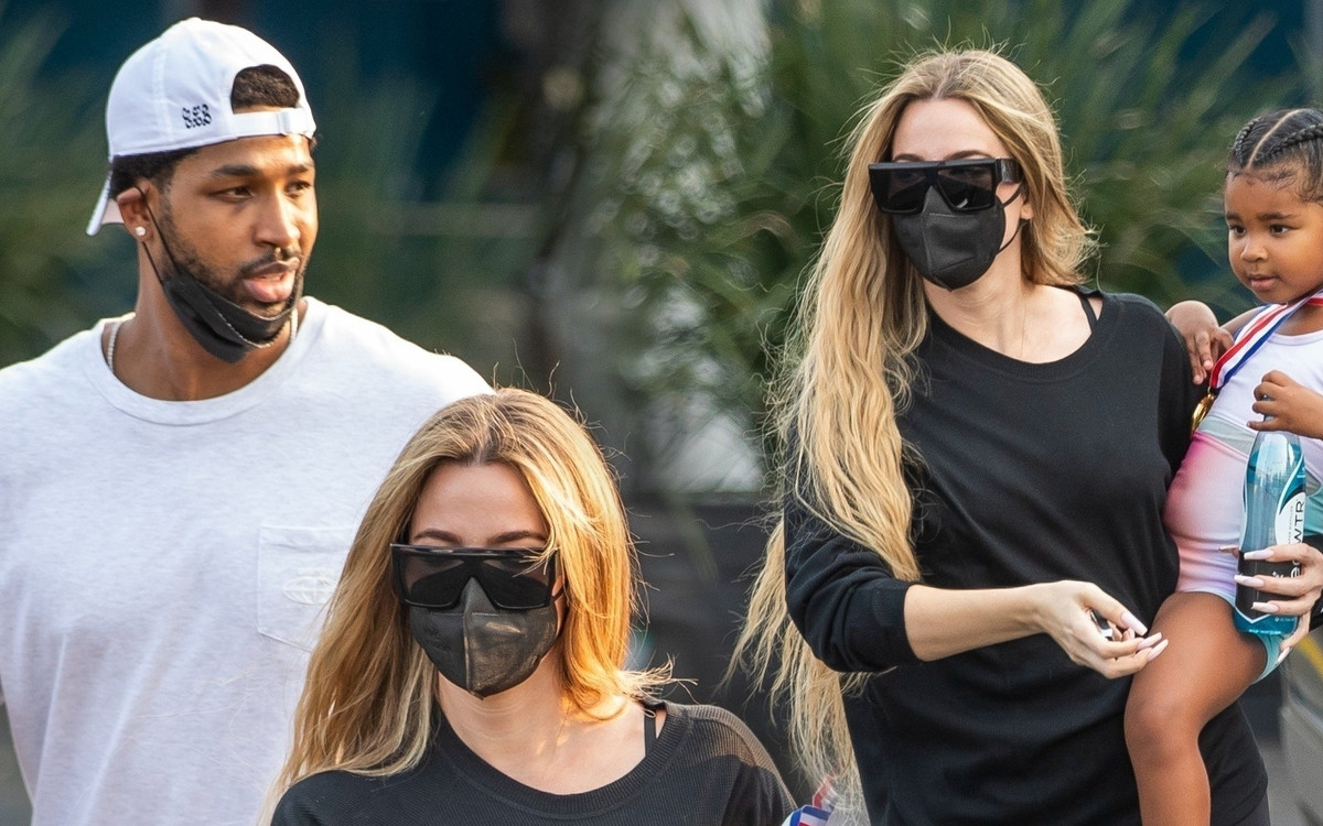 Khloe Kardashian znów z Tristanem. Została skrytykowana za fryzurę córki (ZDJĘCIA)