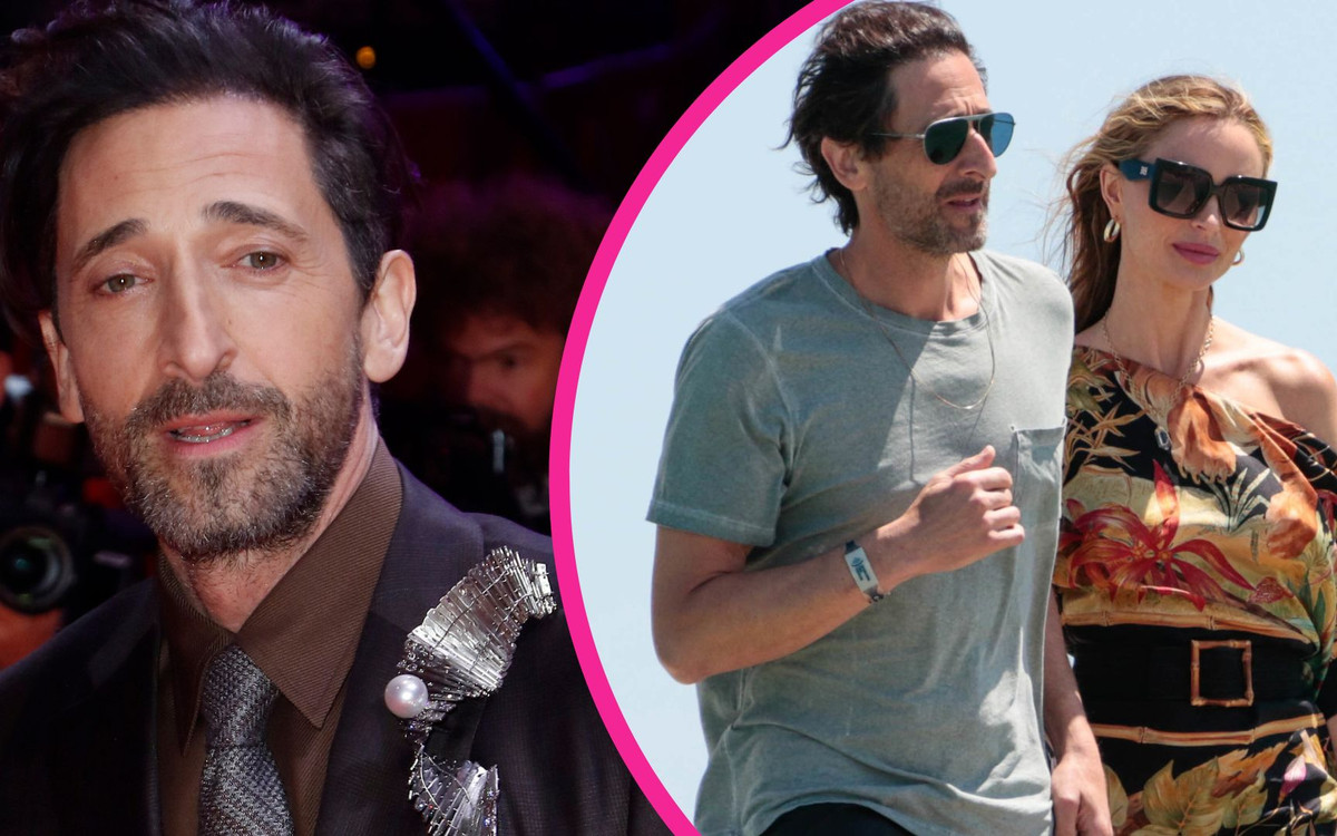 Dawno niewidziany Adrien Brody odpoczywa w St. Tropez z ukochaną [ZDJĘCIA]