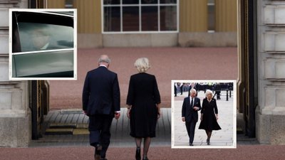 Król Karol III z Camillą po raz pierwszy przybył do Pałacu Buckingham jako monarcha Wielkiej Brytanii