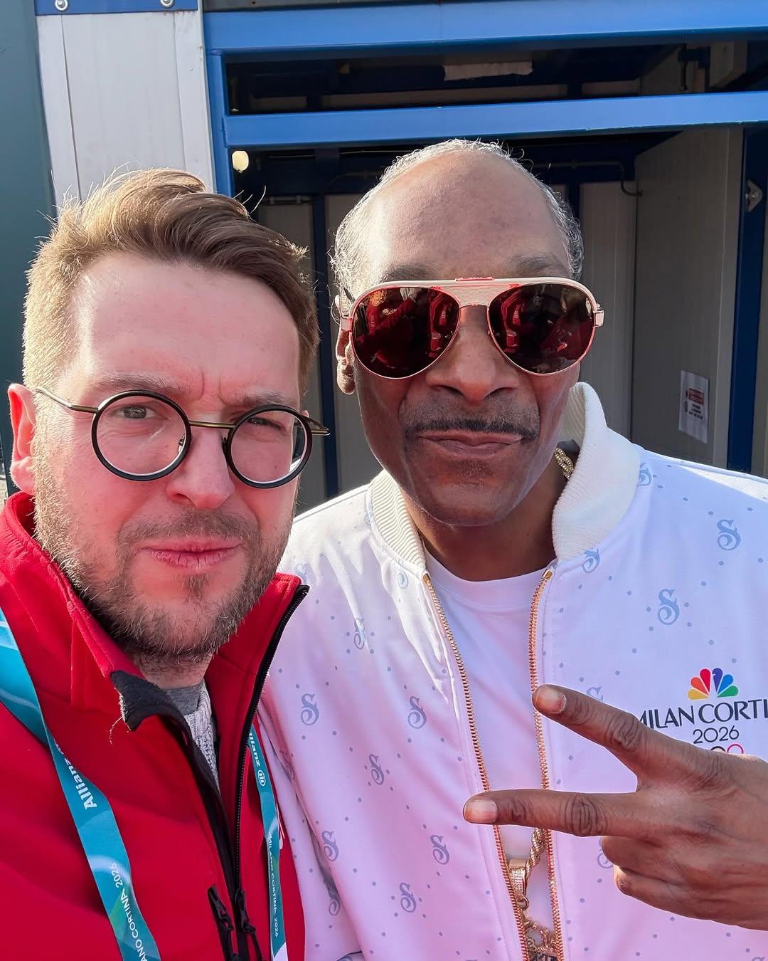 Snoop Dogg pozuje z polską maskotką, fot. Instagram