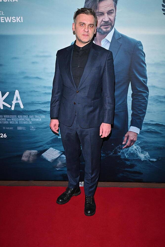 Marcin Sztabiński na premierze filmu "Zapiski śmiertelnika", fot. KAPiF