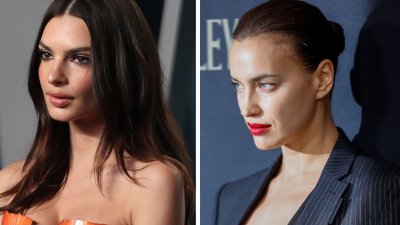 Cóż za kontrast: Emily Ratajkowski pozuje z Kloss i Shayk, “Jaka ona malutka!”