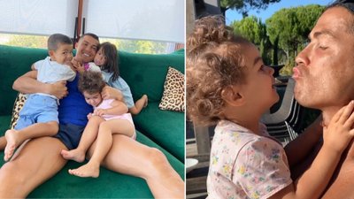 Cristiano Ronaldo pokazał jak karmi córeczkę. Co za uroczy widok!