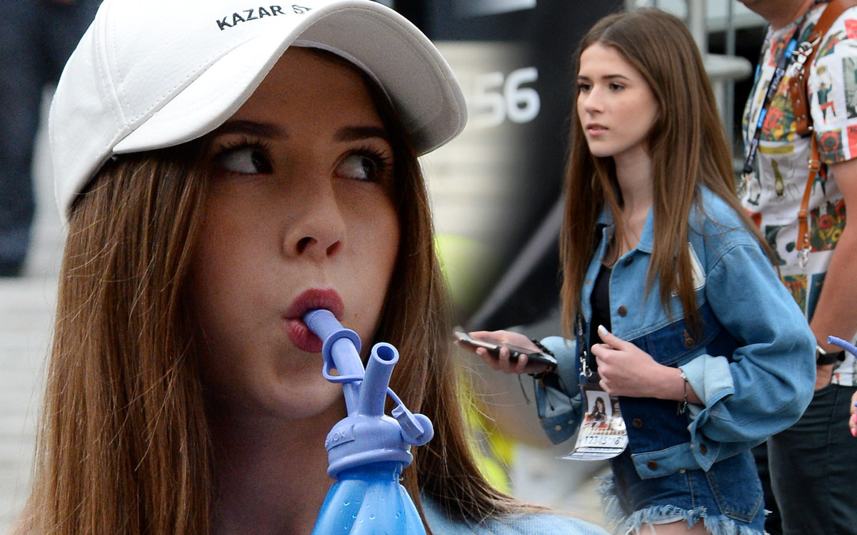 Roksana Węgiel na próbach przed występem na Festiwalu w Opolu