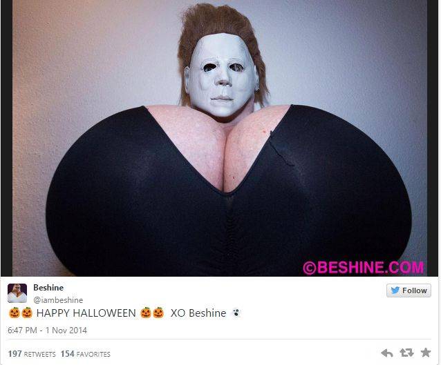 Beshine – posiadaczka największego silikonowego biustu na świecie