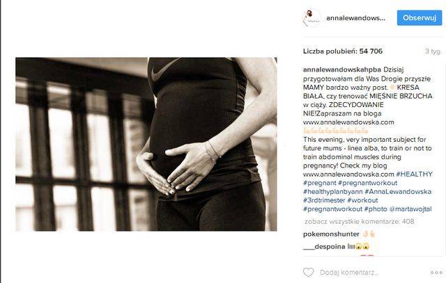 Film z Anną Lewandowską w ciąży wprawi Cię w OSŁUPIENIE