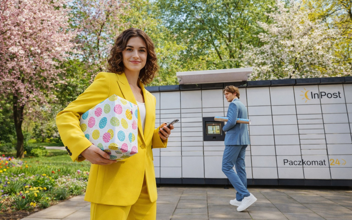 Wielkanocna paczka dla bliskich – nadanie paczki przez Paczkomat® krok po kroku