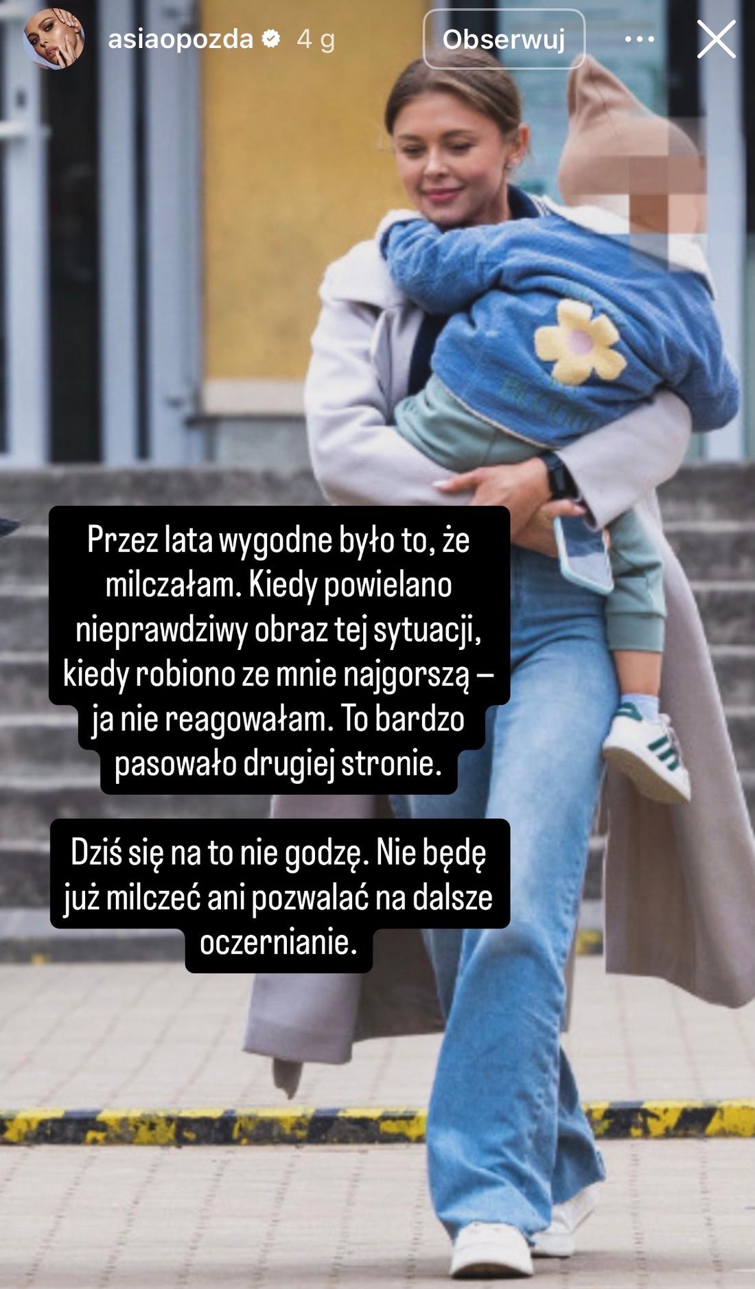 Opozda przerwała milczenie. Zmiażdżyła Królikowskiego, fot. Instagram