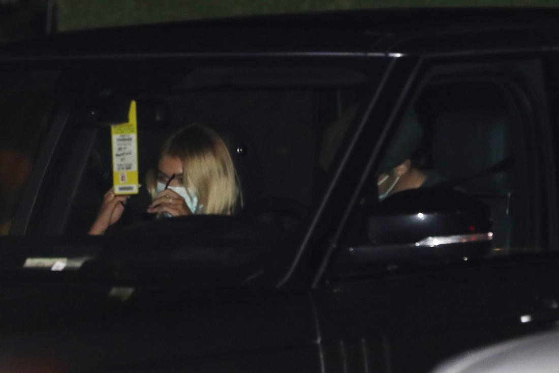 Kaia Gerber i Jacob Elordi w samochodzie, fot. Forum