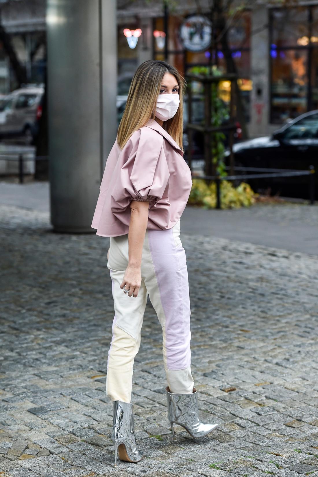 Różowa Małgrzata Rozenek, fot. AKPA