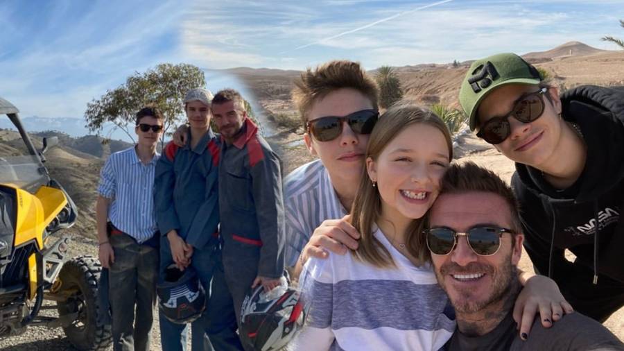 Beckhamowie z dzieciakami na WAKACJACH. Jaki kierunek wybrali? (ZDJĘCIA)