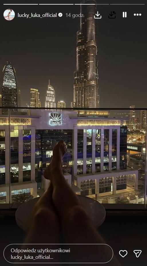 Andziaks i Luka utknęli w Dubaju przez ataki, fot. Instagram