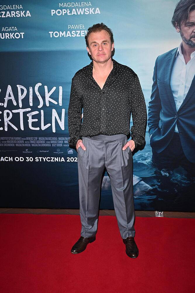 Piotr Rogucki na premierze filmu "Zapiski śmiertelnika", fot. KAPiF