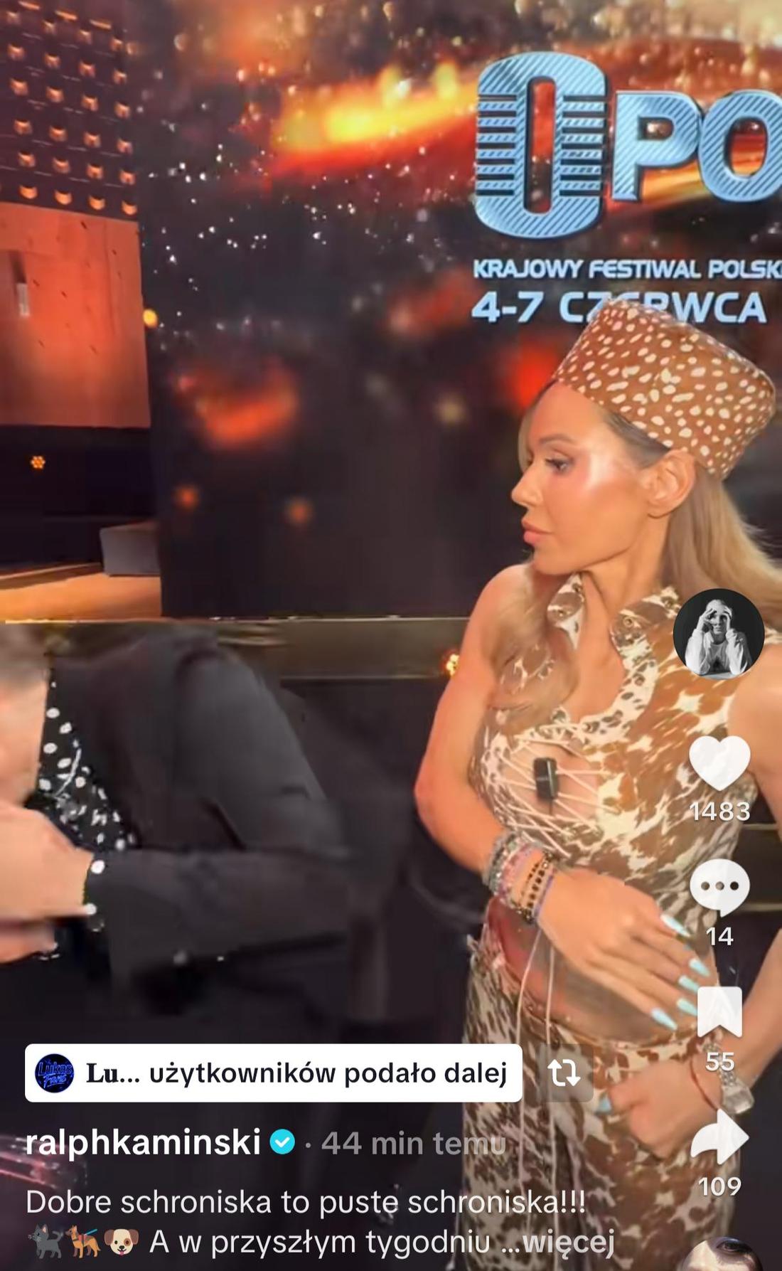 Doda i Ralph Kamiński, fot. Tik Tok