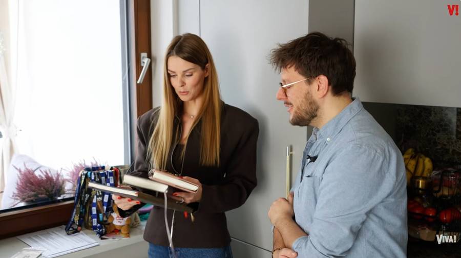 Mieszkanie Małgorzaty Tomaszewskiej, fot. YouTube/Viva.pl.