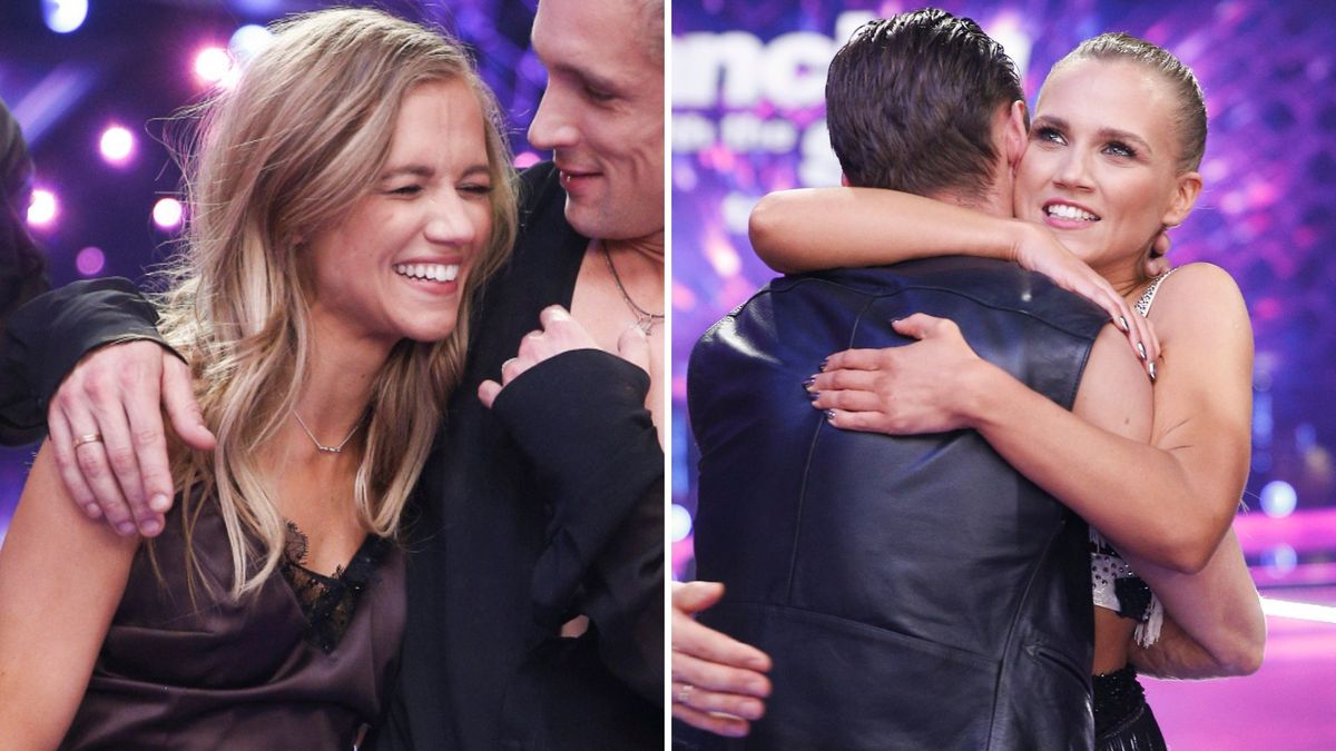 Agnieszka Kaczorowska, Filip Gurłacz, fot. AKPA.