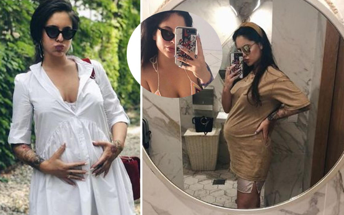 Aleksandra Żuraw pokazała duży ciążowy brzuszek w bikini