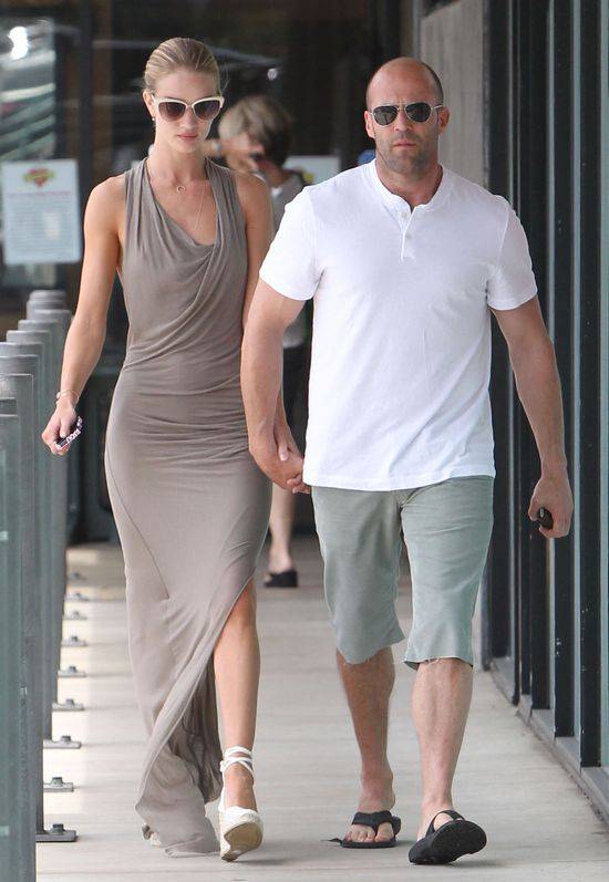 Rosie Huntington-Whiteley i Jason Statham idą na śniadanko