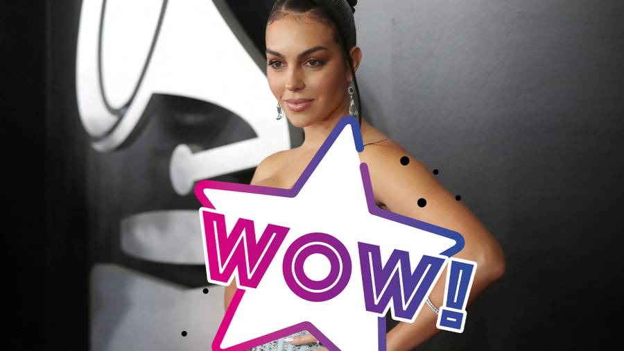 Georgina Rodriguez w sukni z głębokim rozcięciem niczym KRÓLOWA LODU (ZDJĘCIA)