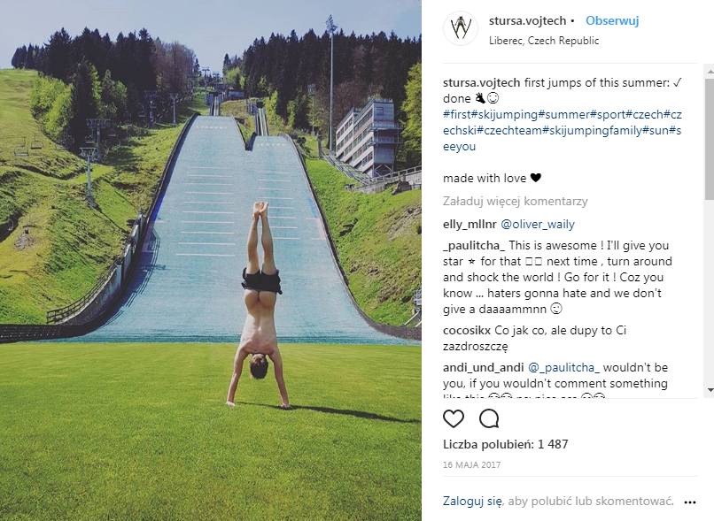 Skoczek narciarki pokazał się BEZ KOSZULKI. Nie tego się spodziewaliśmy…