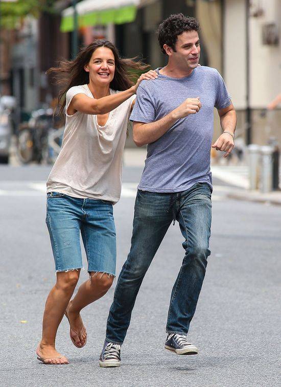 Katie Holmes na planie Mania Days