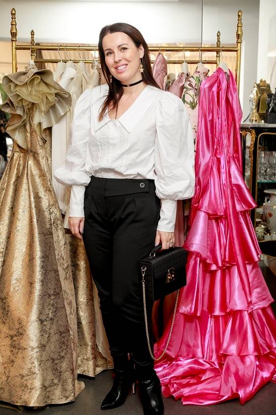 Przedświąteczne spotkanie w atelier Doroty Goldpoint: Katarzyna Żak, Magdalena Waligórska, Magdalena Waligórska