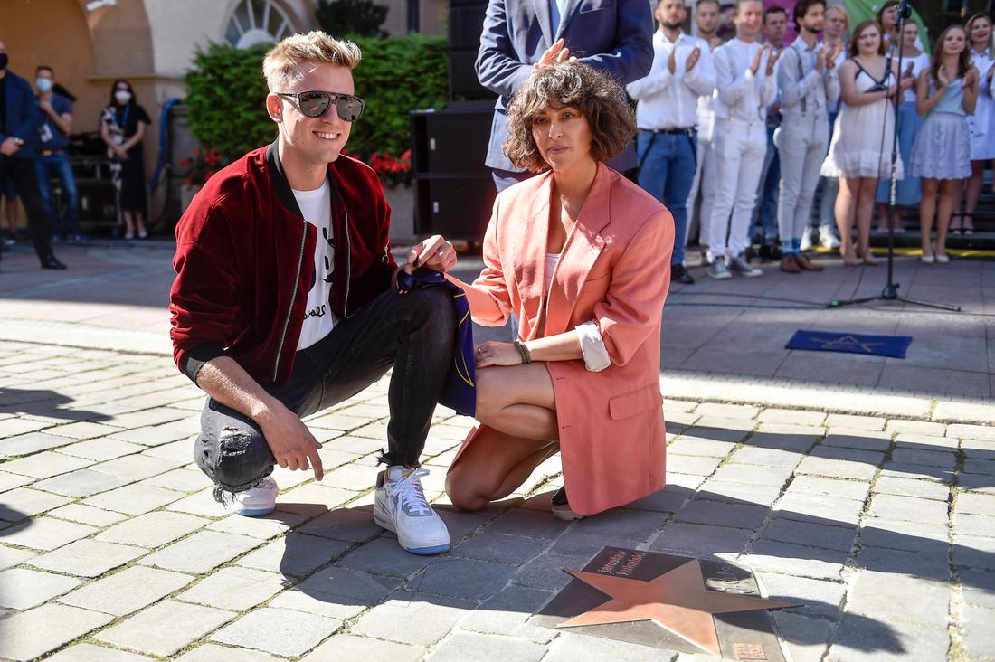 Natalia Kukulska z bratem, fot. AKPA