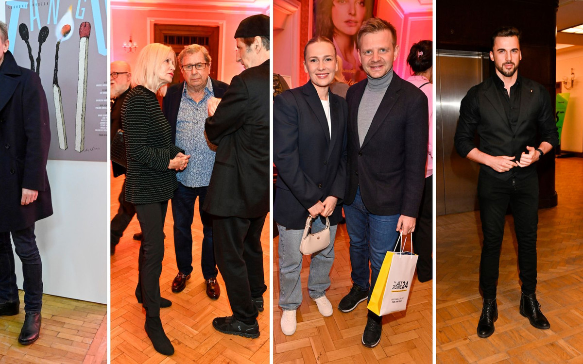 70. urodziny Andrzeja Pągowskiego. Rzadki widok Rafała Zawieruchy z piękną żoną, Katarzyna Bonda, Andrzej Chyra