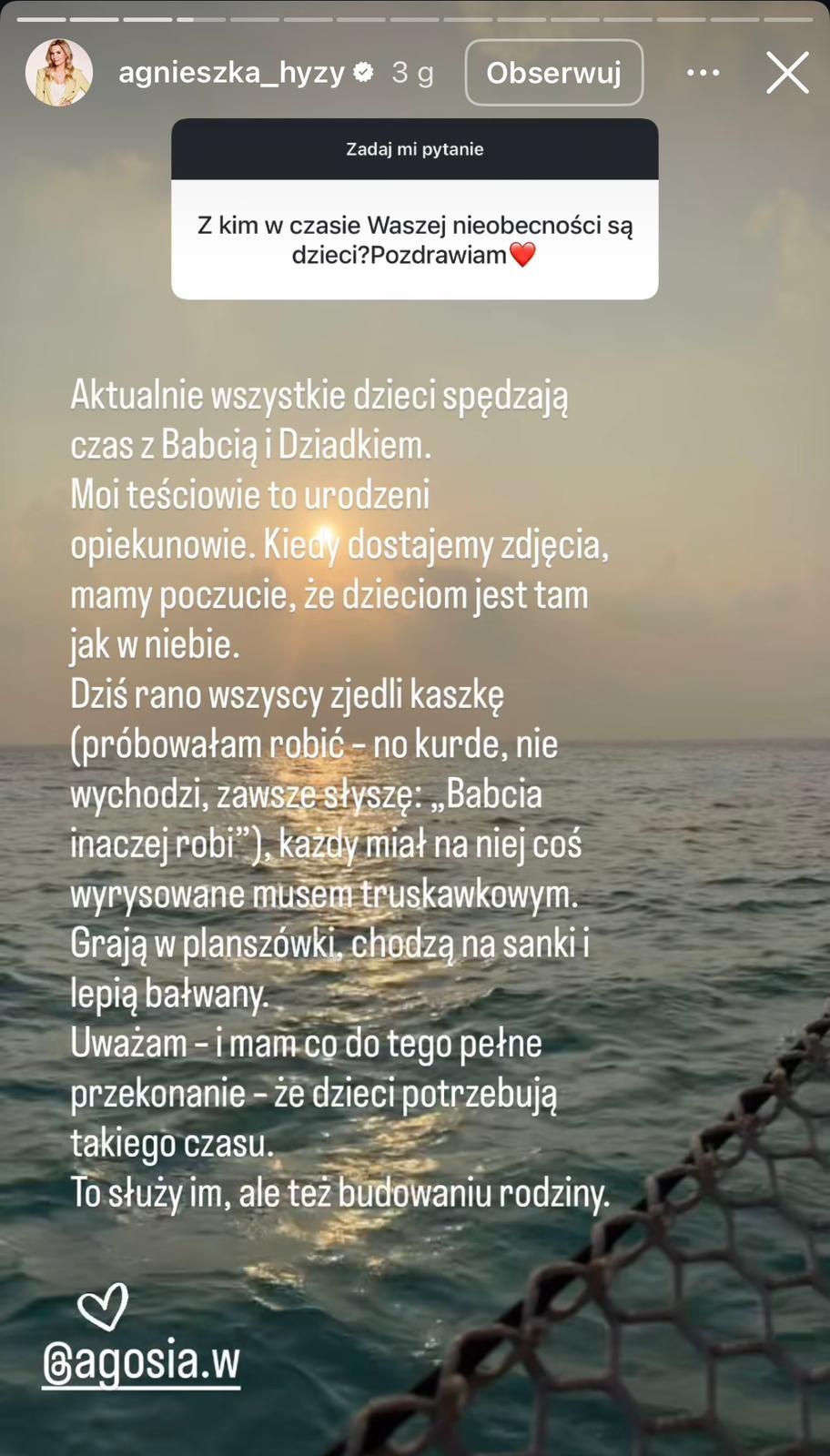 Agnieszka Hyży, fot. Instagram.