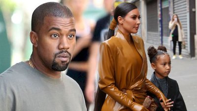 Kanye West zabraniał TO ROBIĆ North a Kim ma inne zdanie