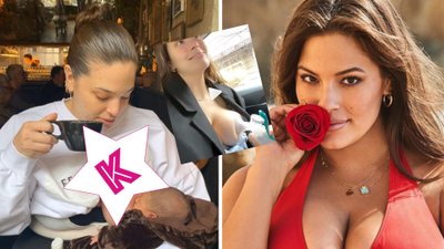 Ashley Graham odciąga laktatorem mleko w UBERZE – pokazała wideo